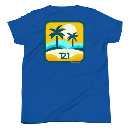 T21 "Oasis" - Youth Boy's Short Sleeve T-Shirt - multiple colors