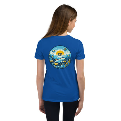 T21 "Friendly Sea" - Youth Short Sleeve T-Shirt - multiple colors