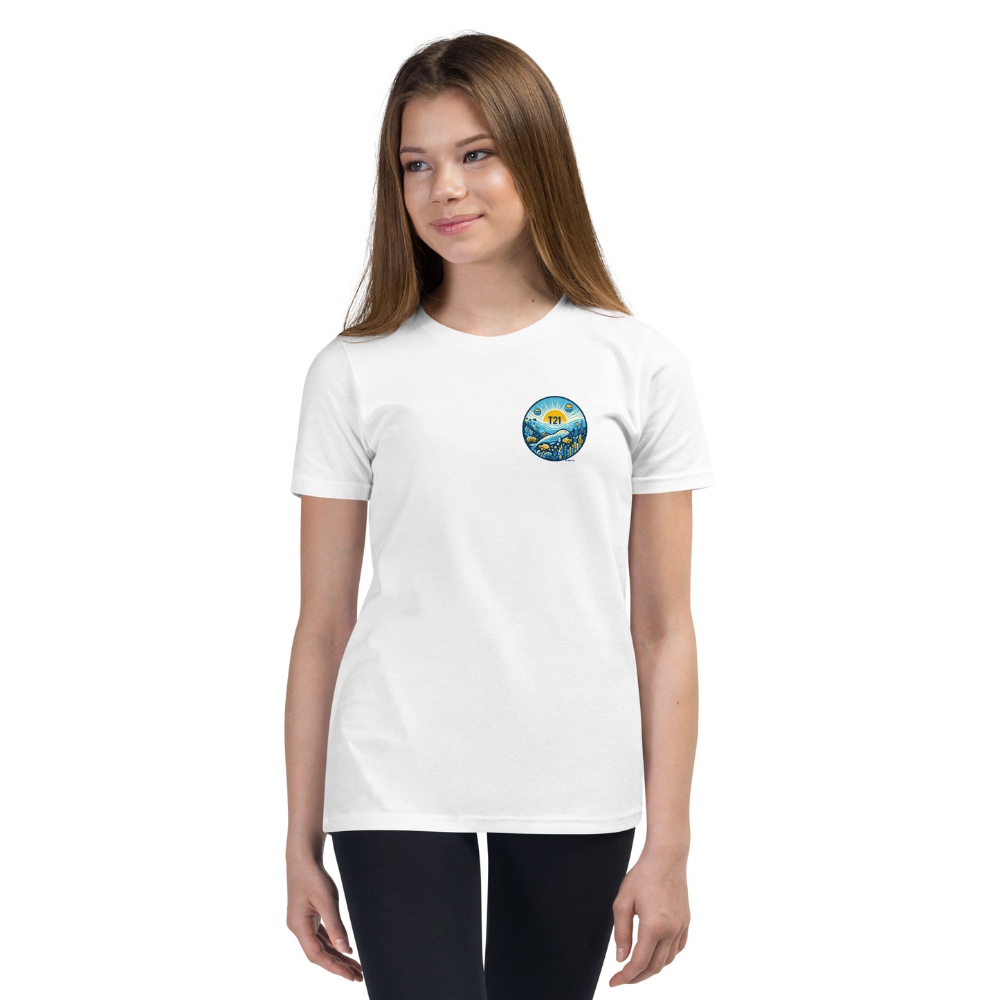 T21 "Friendly Sea" - Youth Short Sleeve T-Shirt - multiple colors